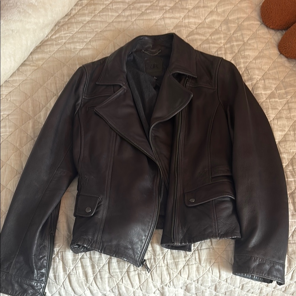 Genuine leather Banana Republic Motorcycle Jacket